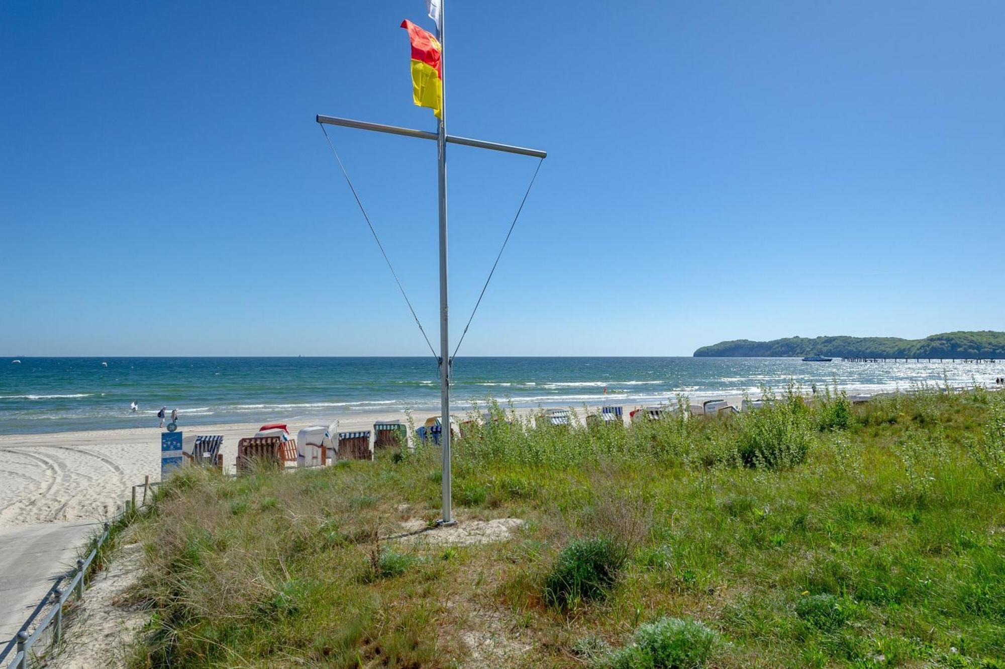 Seitlicher Meerblick, Nur 50 Meter Zum Strand Binz Ngoại thất bức ảnh