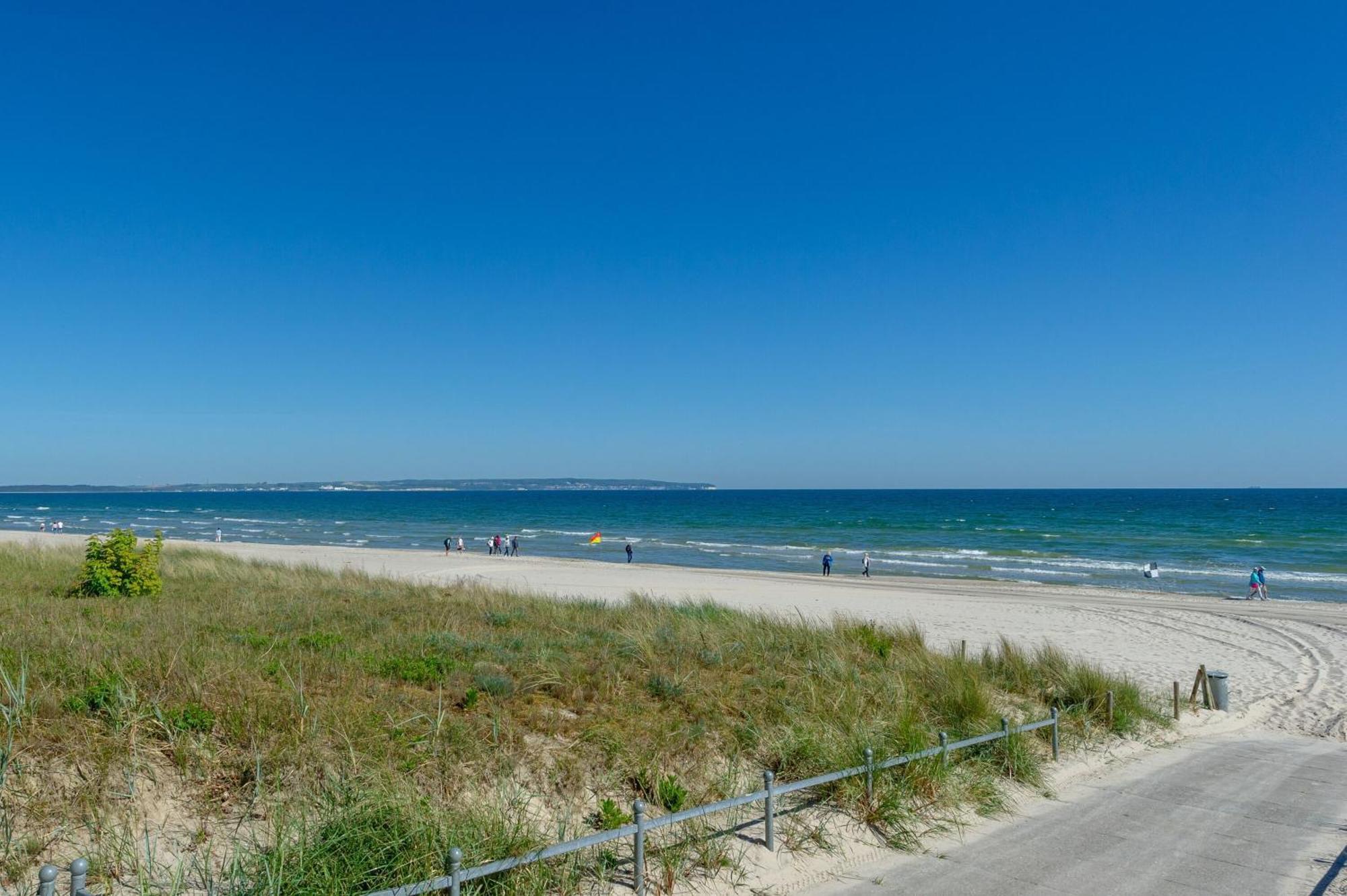 Seitlicher Meerblick, Nur 50 Meter Zum Strand Binz Ngoại thất bức ảnh